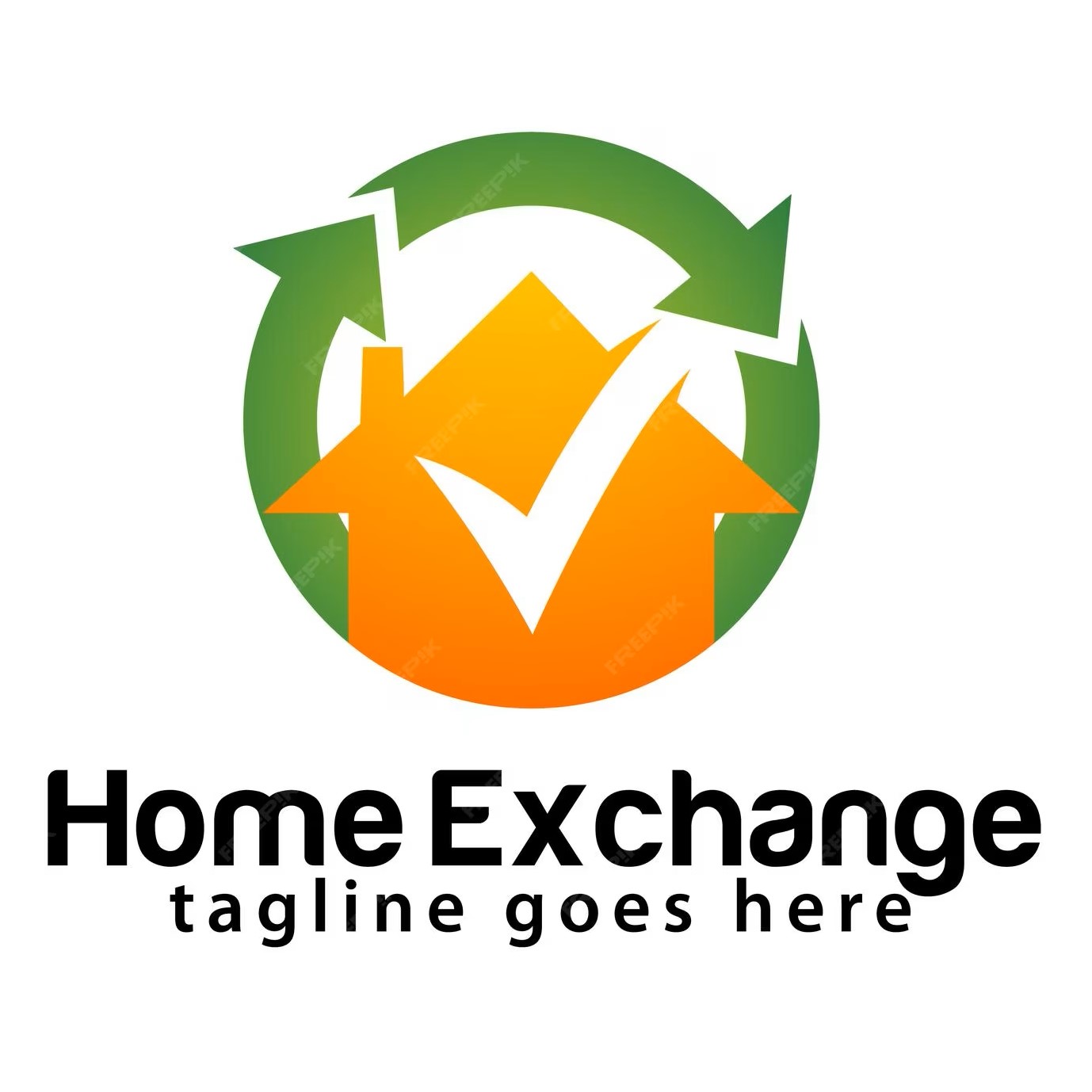 Home Exchange Logo Design Template 145155 3700